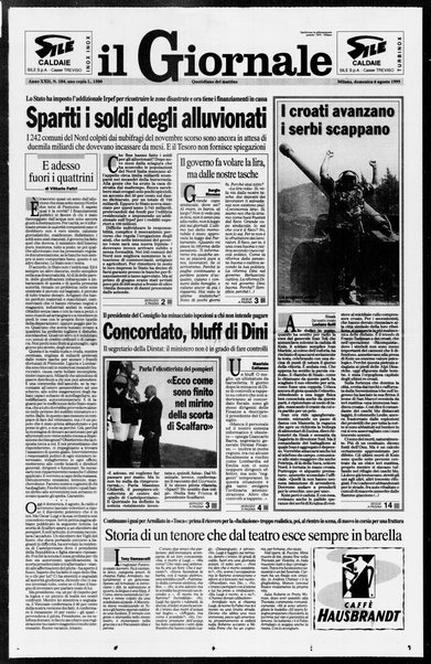 Il giornale : quotidiano del mattino